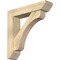 Ekena Millwork Legacy Slat Rough Sawn Bracket w/ Offset Brace, Douglas Fir, 6"W x 26"D x 26"H BKT0604X26X26LEC06RDF - alternate 1